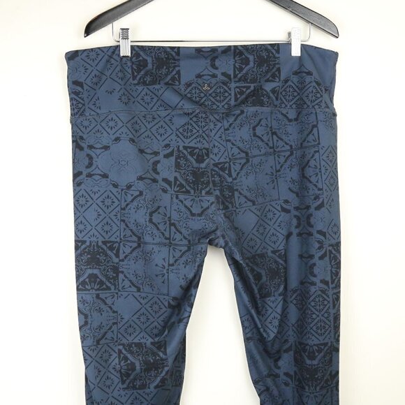 PRANA Kimble Printed 7/8 Legging Chalkboard Tiles - Picture 7 of 7